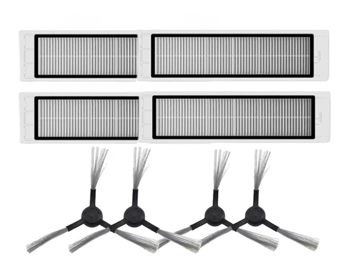 Xiaomi Vacuum Mop 2 Ultra (STYTJ05ZHMHW) Robot Süpürge Uyumlu 8'li Yedek Parça Seti